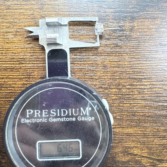 VTG Sterling Silver 925 Cubic Zirconia Stud Earrings Butterfly Closure One Size - Picture 8 of 10